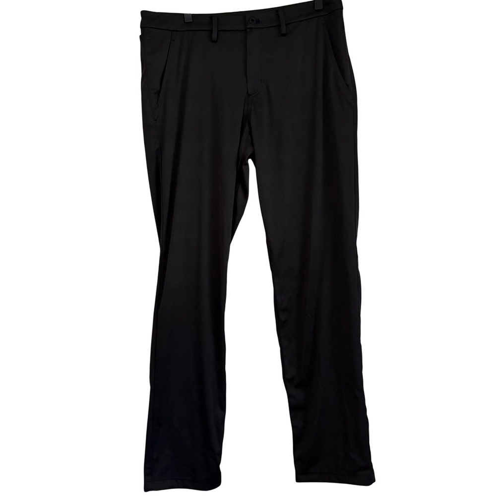 SODO Axis 360 Repel Performance Pants Large Black Stretch Commuter Golf Trousers